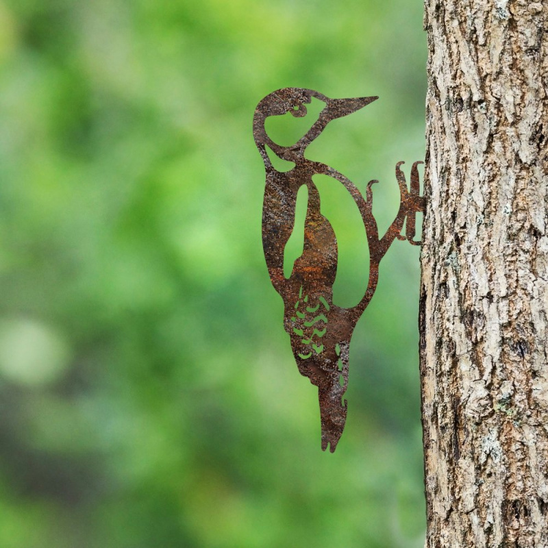 Zahradní dekorace Bird On The Branch 01 - Brown
