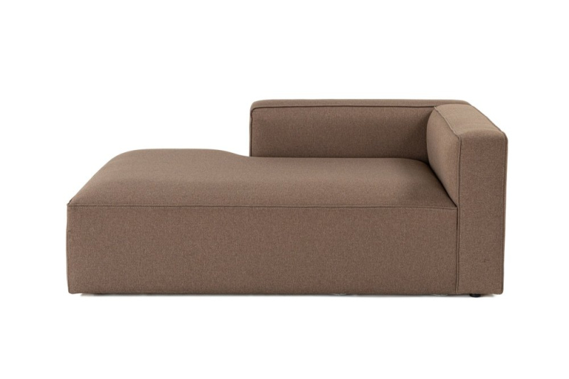 Křeslo / Jednomístná pohovka Mora XL Chl Left - Brown