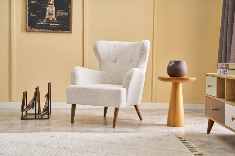 Křeslo ušák Karina Prestij - Cream