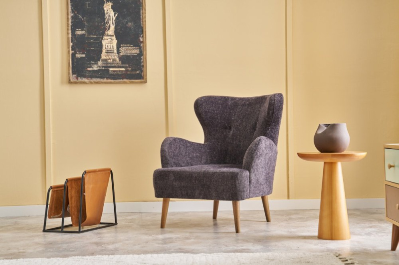 Křeslo ušák Karina Prestij - Anthracite