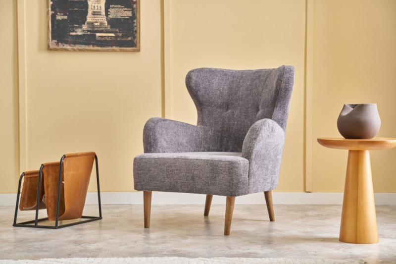 Křeslo ušák Karina Prestij - Grey