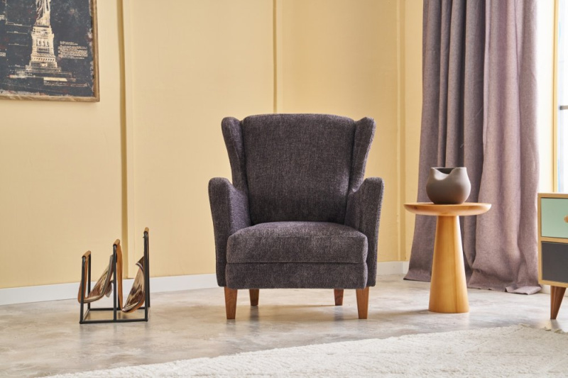 Křeslo ušák Lola Prestij - Anthracite