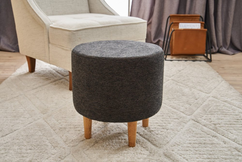 Puf Findik Gabbana - Anthracite, Copper