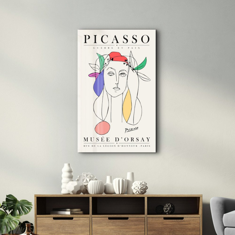 Dekorativní obraz z tvrzeného skla SPR-1156 - 46 x 72