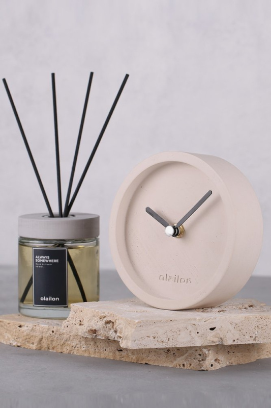 Dekorativní hodiny Saat - Beige