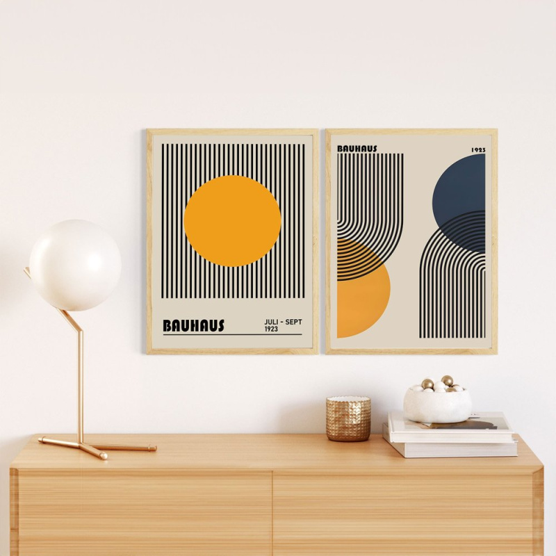 Dekorativní rámovaný obraz z MDF (2 kusy) Huhu244 - 20 x 30