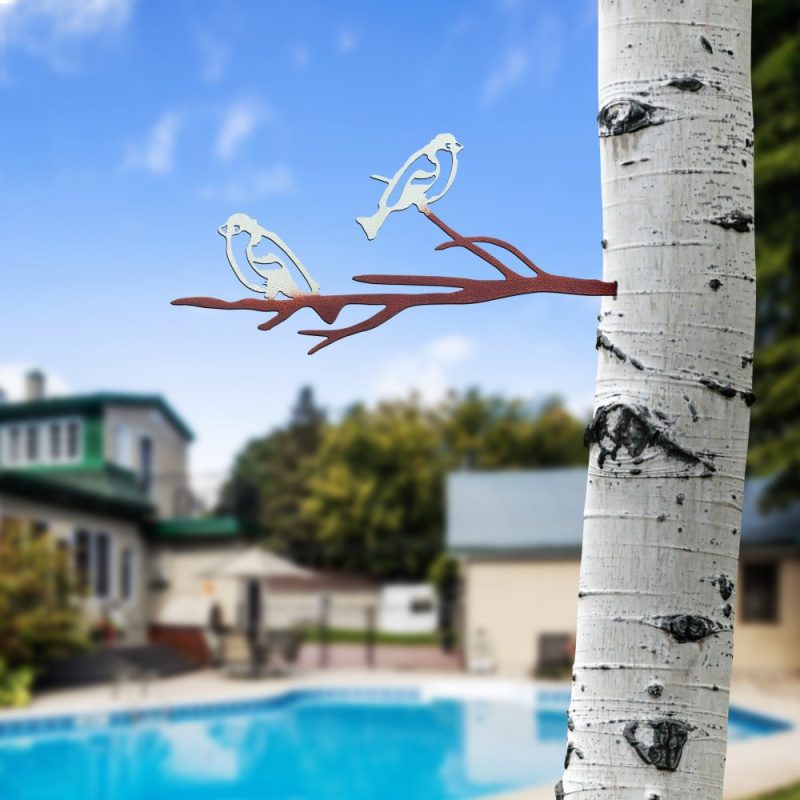 Zahradní dekorace Bird on the branch 28