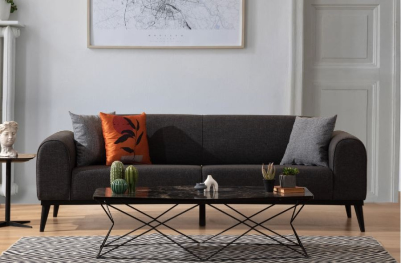 Trojmístná rozkládací pohovka Kapri 3 Seater - Anthracite