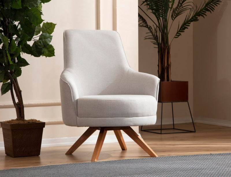 Křeslo ušák Kapri - Cream