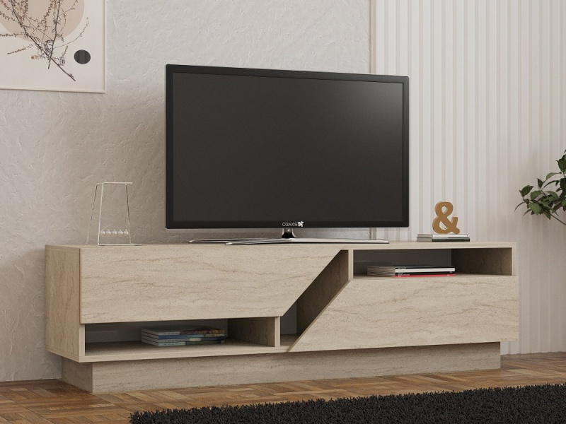 TV stolek Koza - Travertine
