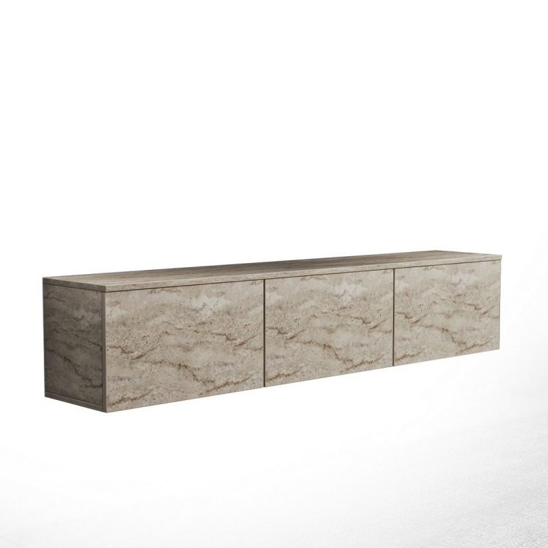 TV stolek Neon Illuminated - Travertine