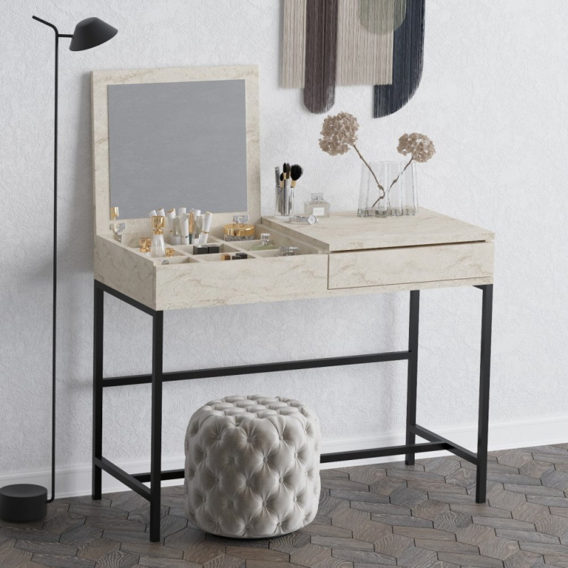 Toaletní stolek Linda - Travertine