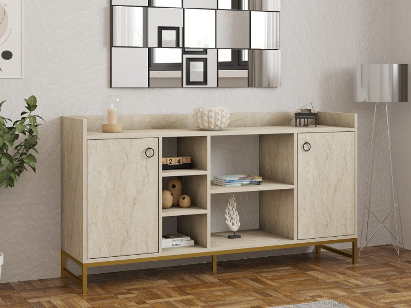 Konzolový stolek Vuslat - Travertine