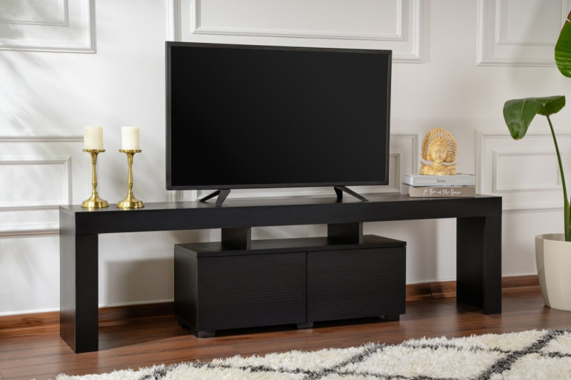 TV stolek Enclave - Wood Black