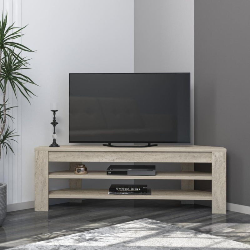 TV stolek Corner - Travertine