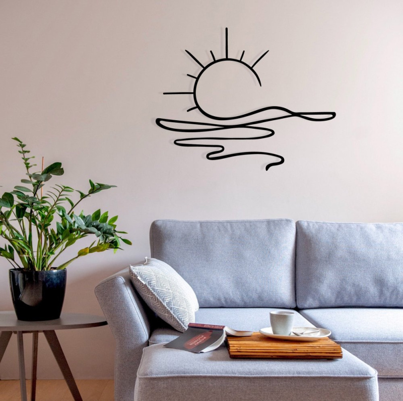 Dekorativní kovový doplněk na zeď Alborada