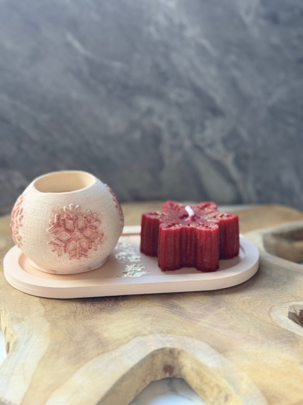 Sada svíček (3 kusy) Christmas Candle Set6