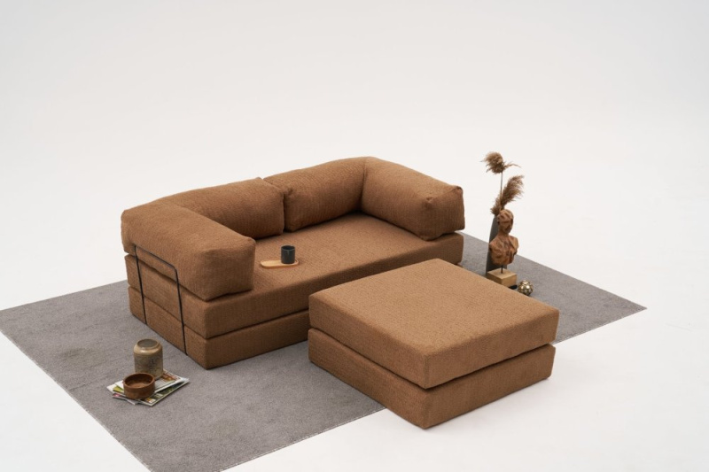 Rohová sedací souprava Comfort Mini - Brown