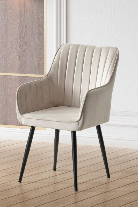 Sada židlí (2 kusy) Nova - Cream, Black