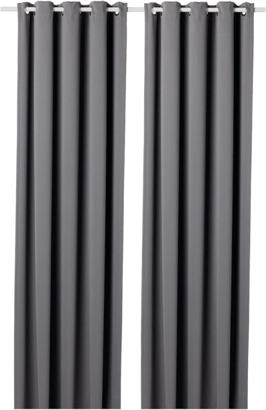 Curtain (2 Pieces) Halkali 250 - Anthracite