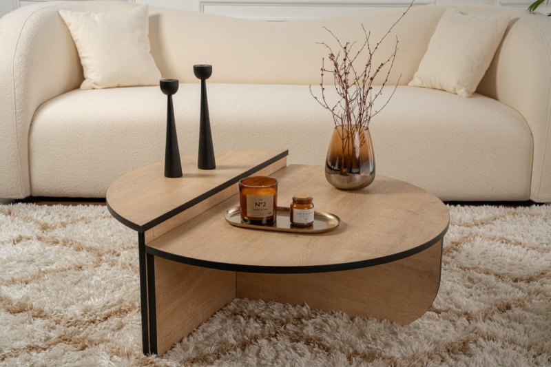 Konferenční stolek Orion - Honey Oak, Black