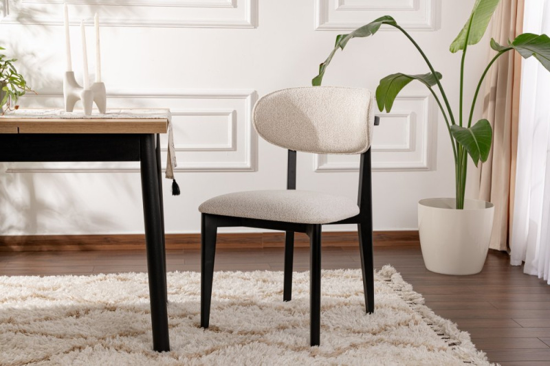 Sada židlí (2 kusy) Lionte - White, Black