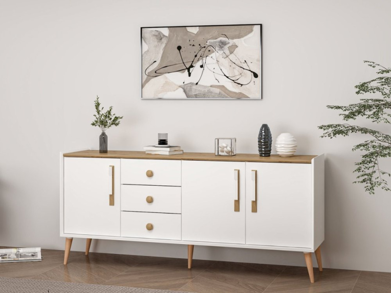 Konzolový stolek Mitra - White