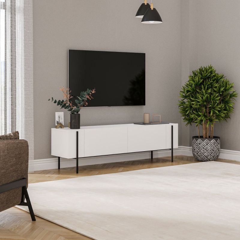 TV stolek Herman - White