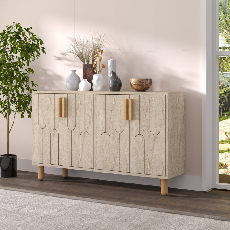 Konzolový stolek Vincent - Traverten