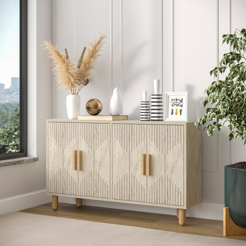 Konzolový stolek Roger - Traverten