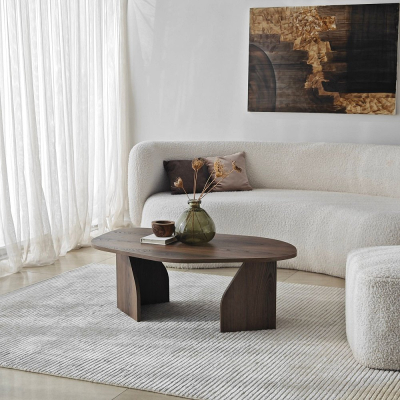 Konferenční stolek Rock - Walnut