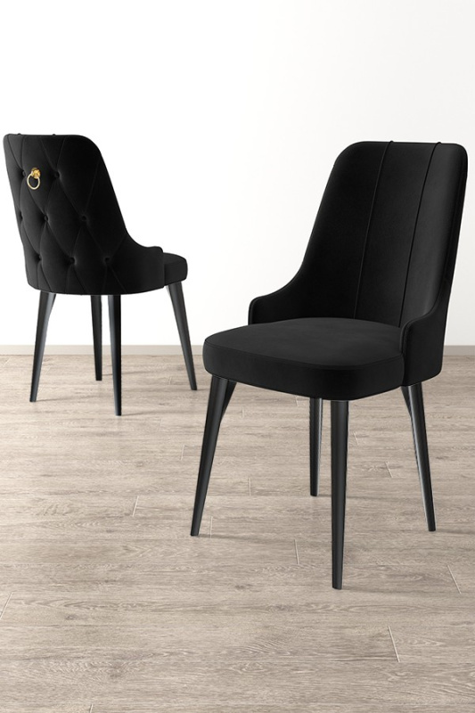 Sada židlí (6 kusů) Newa - Black