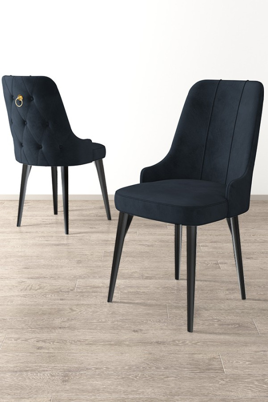 Sada židlí (4 kusy) Newa - Anthracite, Black