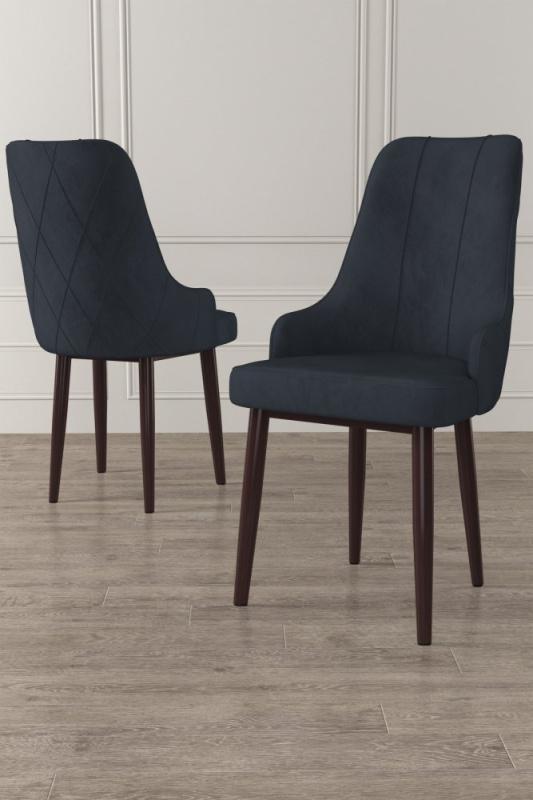 Sada židlí (6 kusů) Trex - Anthracite, Brown