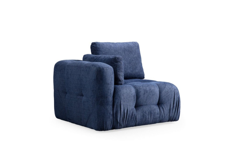 Křeslo / Jednomístná pohovka Amaris L1 - Navy Blue