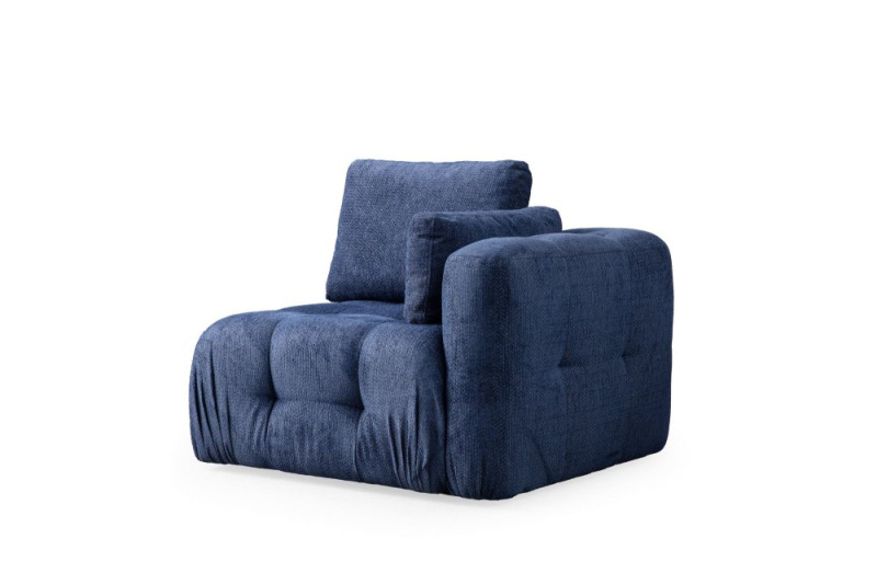 Křeslo / Jednomístná pohovka Amaris 1R - Navy Blue