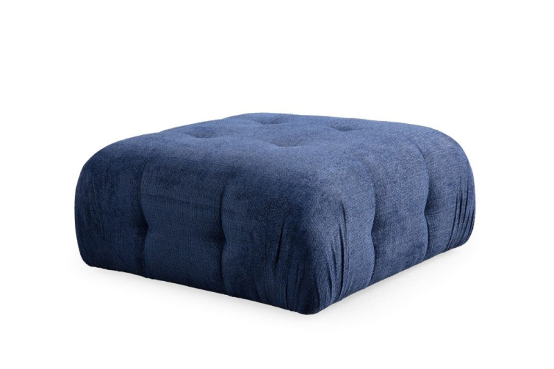 Taburet Amaris Pouffe - Navy Blue