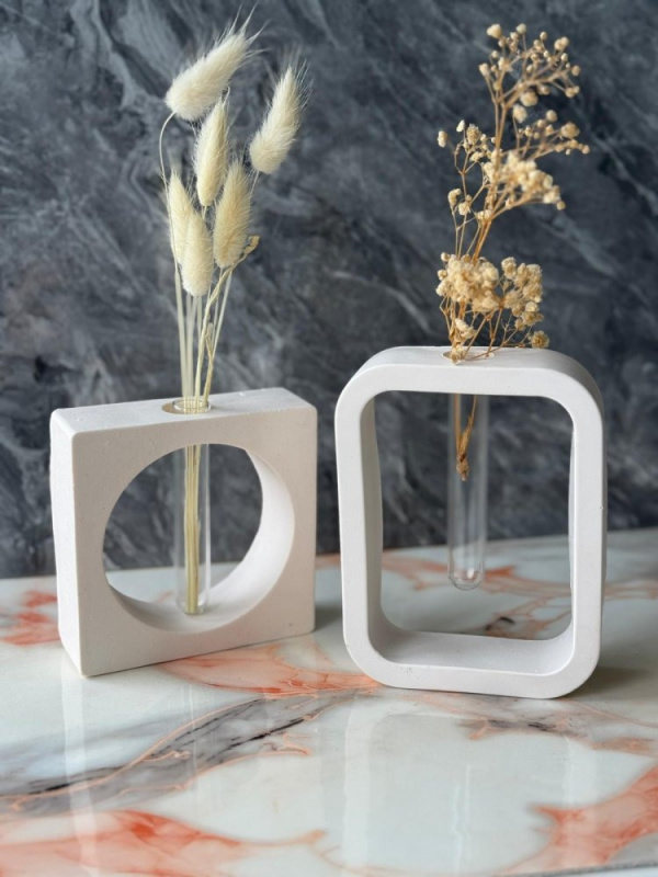 Vase Set Glamour Candle 6ST