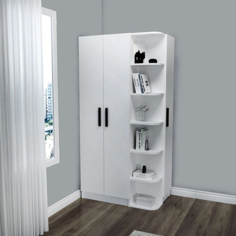 Šatní skříň Luses - White