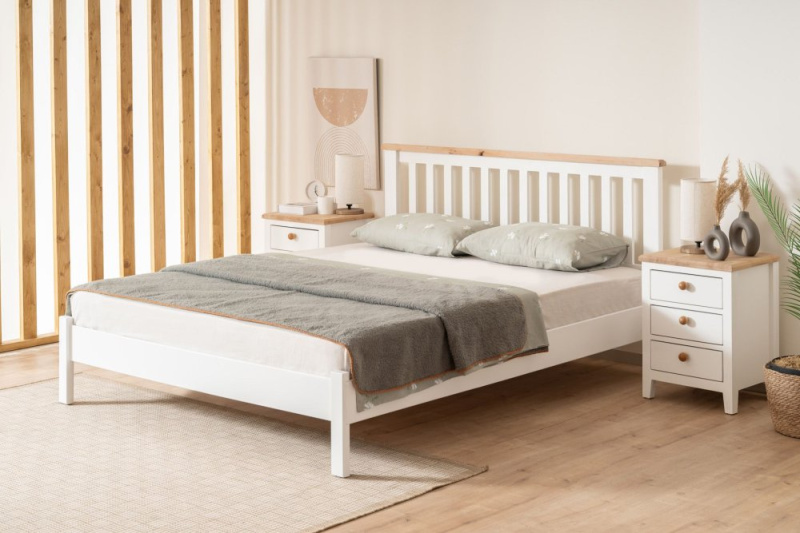 Rám dvoulůžkové postele Fidan Modern Country - 120 x 200