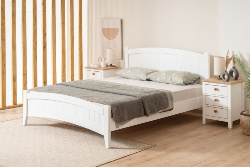 Rám dvoulůžkové postele Karya Modern Country - 160 x 200