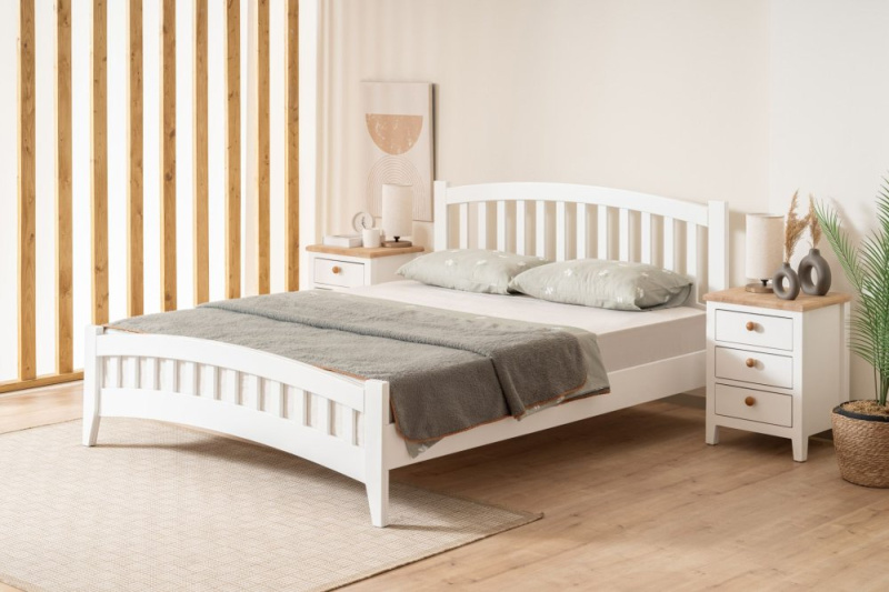 Rám dvoulůžkové postele Lrya Modern Country - 120 x 200