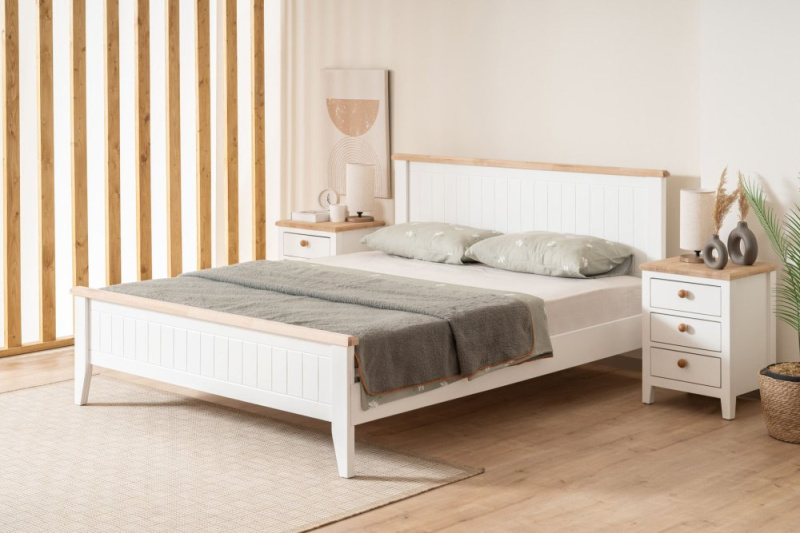 Rám dvoulůžkové postele Uren Modern Country - 120 x 200