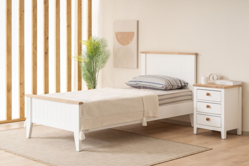 Rám jednolůžkové postele Uren Modern Country - 90 x 200