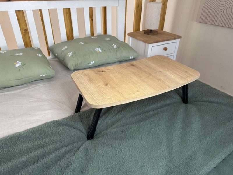 Stůl pro práci na notebooku vestoje Milton - Sapphire Oak