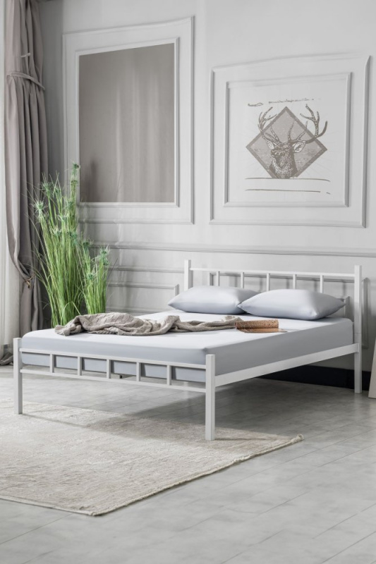 Rám dvoulůžkové postele K90 - White (120 x 200)