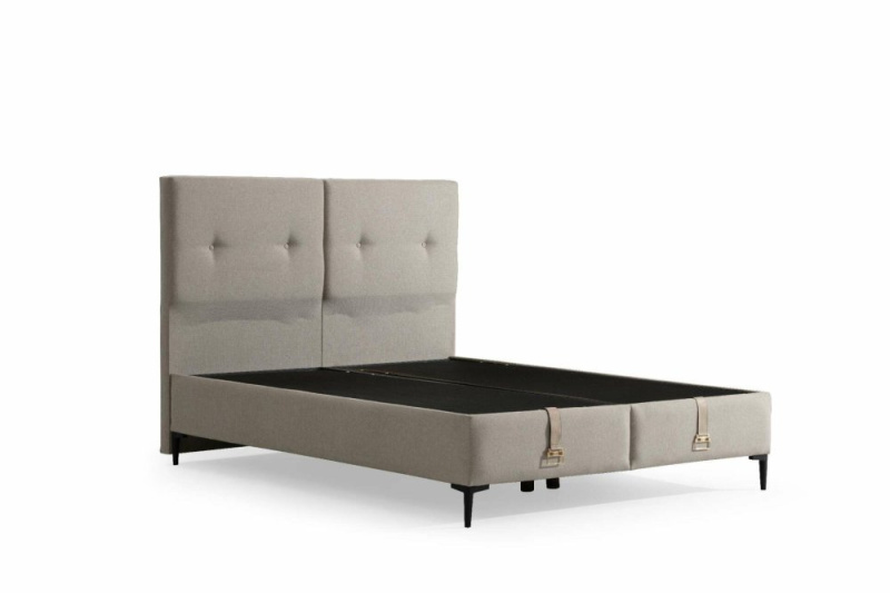 Rám dvoulůžkové postele s čelem Bade 180 x 200 - Beige