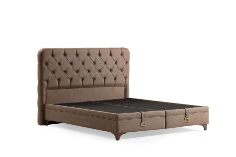 Rám dvoulůžkové postele s čelem Revive 120 x 200 - Brown