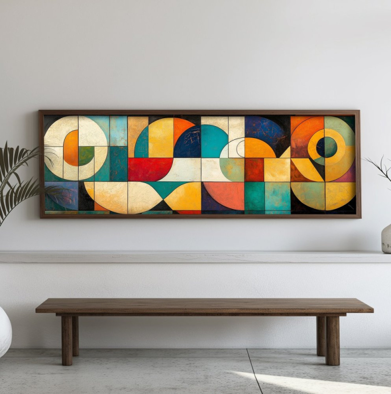 Dekorativní rámovaný obraz z MDF EMR042