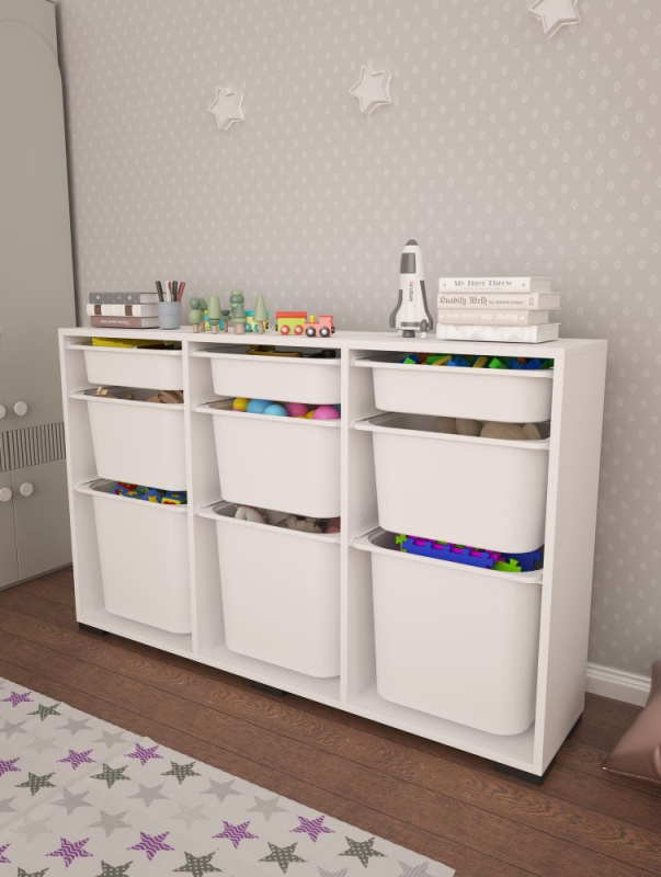 Víceúčelová skříňka Bofi - White